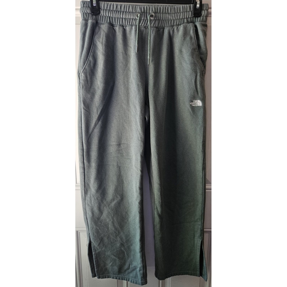 The North Face Women's Green Wide Leg Sweatpants Size Medium Lounge Pants